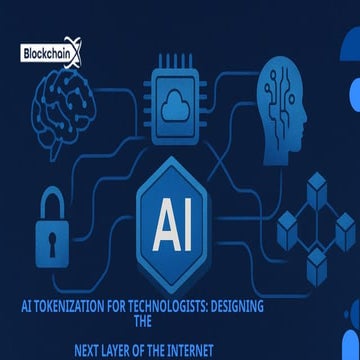 AI Tokenization for Technologists Designing the Next Layer of the ...