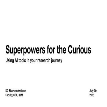 Super Powers for the Curious - Using AI Tools