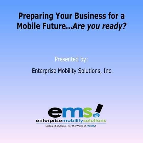 Aitp   mobility presentation 09-24-09-entmobility