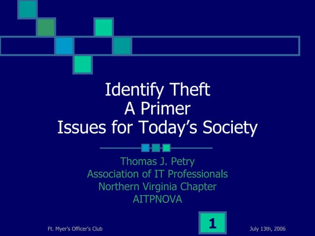 Aitp identify theft