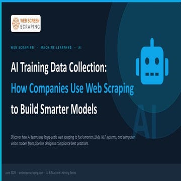AI Training Data Collection: How Web Data Helps Build Smarter AI Models ...