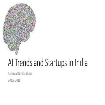 Ai trends and startups in india 