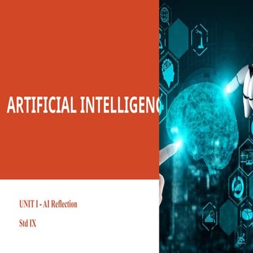 CBSE Class IX Artificial Intelligence Unit 1