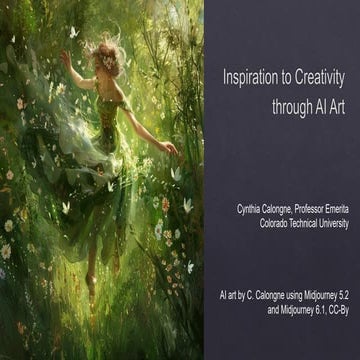 Inspiration to Creativity through AI Art