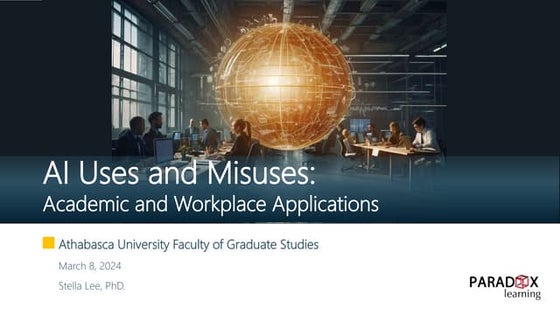 AI Uses and Misuses: Academic and Workplace Applications