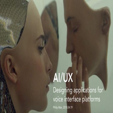 Designing applications for voice interface platforms