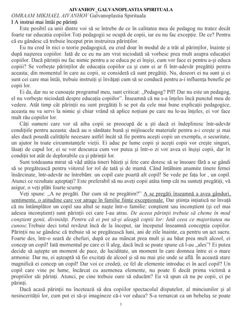 Aivanhov galvanoplastia spirituala 53