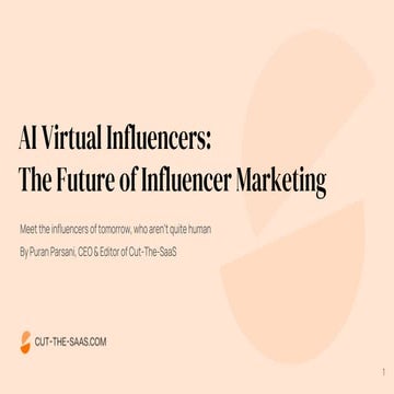 AI Virtual Influencers:  The Future of Influencer Marketing