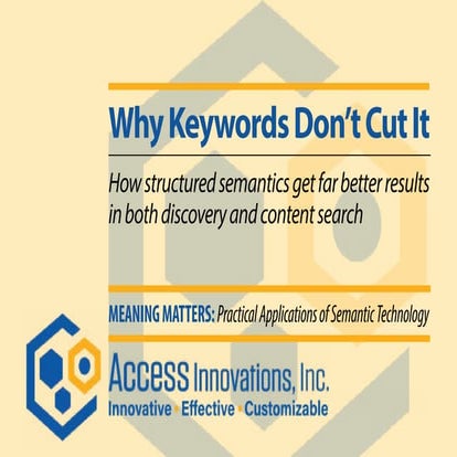 Why Keywords Don't Cut It