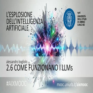 AIXMOOC 2.6 - Come funzionano i Large Language Models
