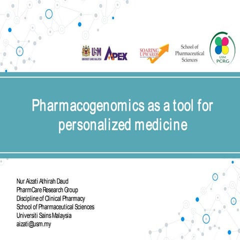 Pharmacogenomics as a tool for Personalized medicine | PDF