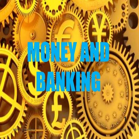 money and banking ajahar husai NDIM