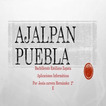 Ajalpan puebla