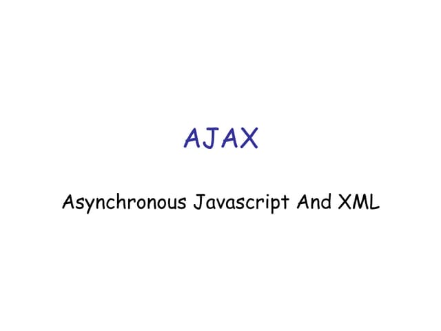 AJAX.ppt