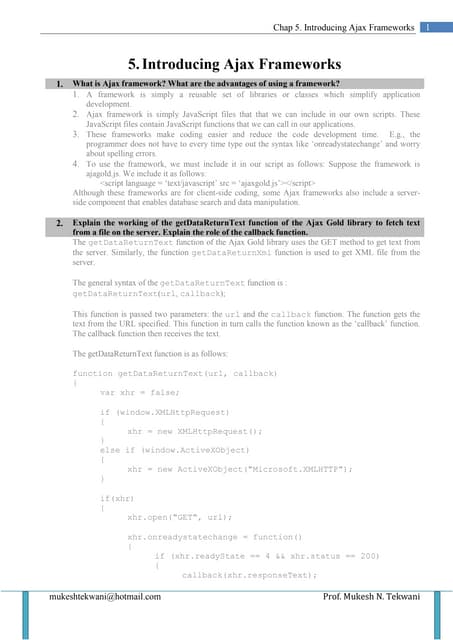 Ajax chap 5