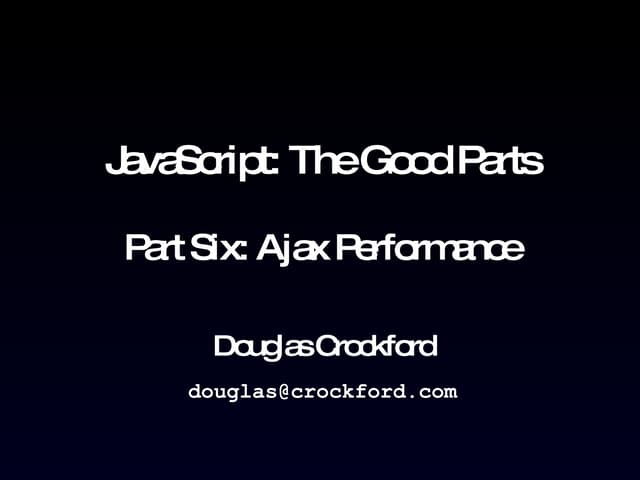 Ajax Performance