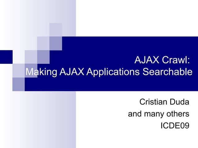AJAX Crawl
