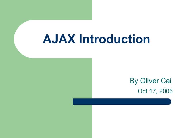 Ajax Introduction