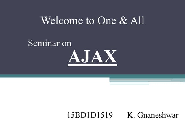 Ajax ppt