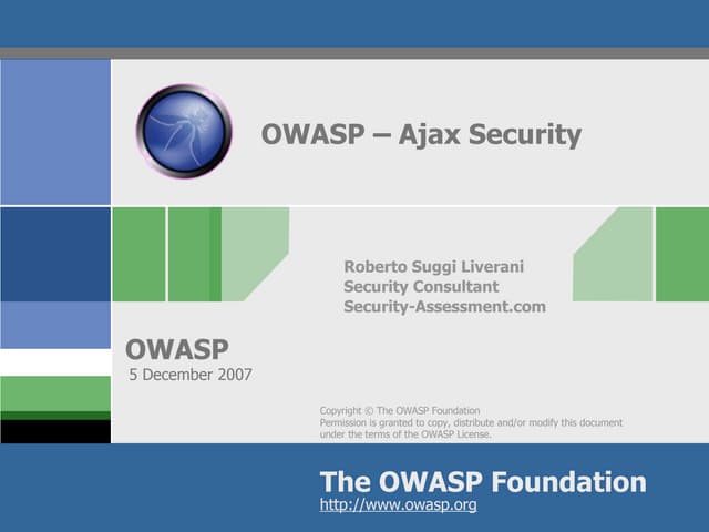 Ajax Security