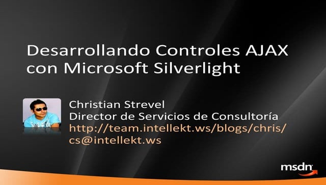 Desarrollando Controles AJAX con Microsoft Silverlight