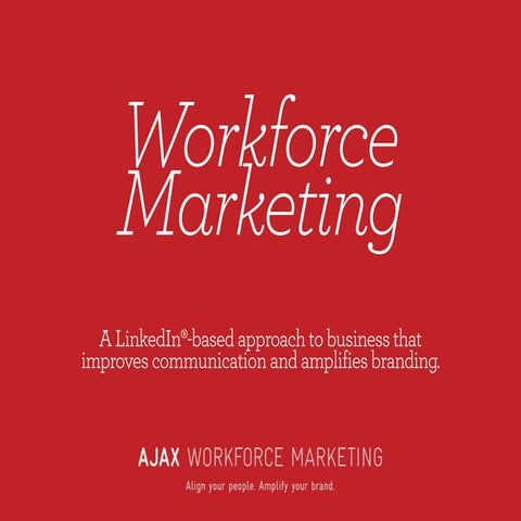 Ajax Workforce Marketing Overview