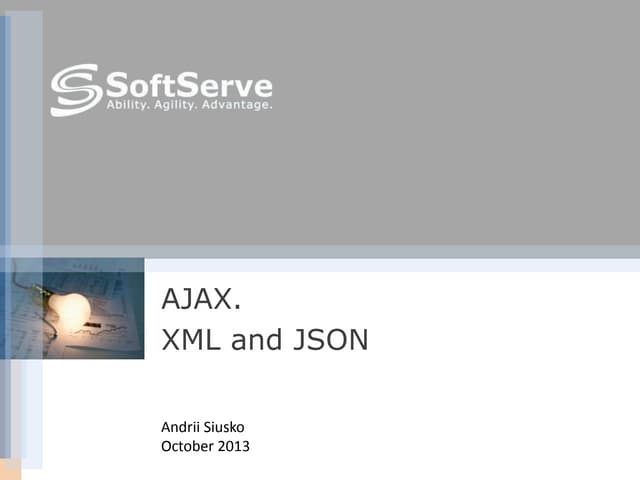Ajax xml json