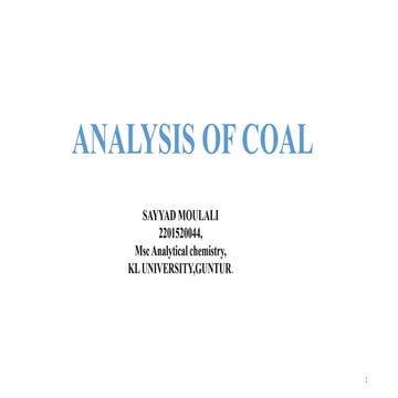 analysis of coal,proximate analysis of coal