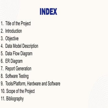 Database management system project report (PDF) | PDF