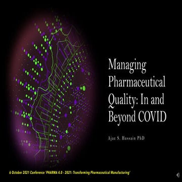 Managing Pharmaceutical Quality in Traditional Paradigm and in the Emerging “...