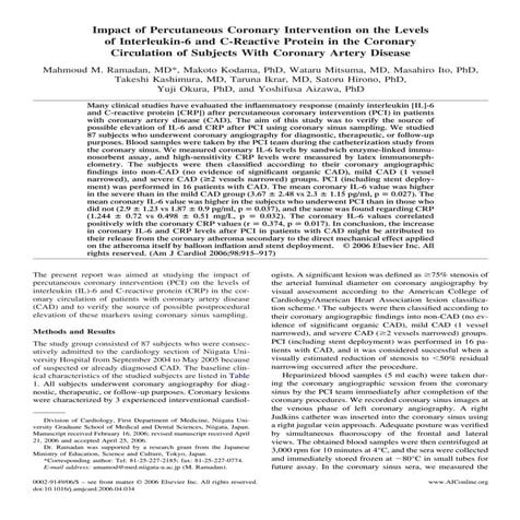 The American Journal of Cardiology