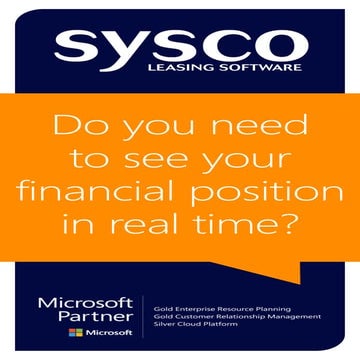 Sysco Leasing Software - Aircraft Leasing Software for the Aviation Industry