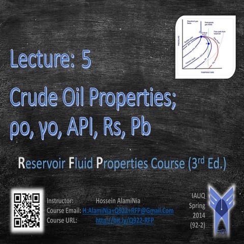Physical and chemical properties of crude oil | PPTX