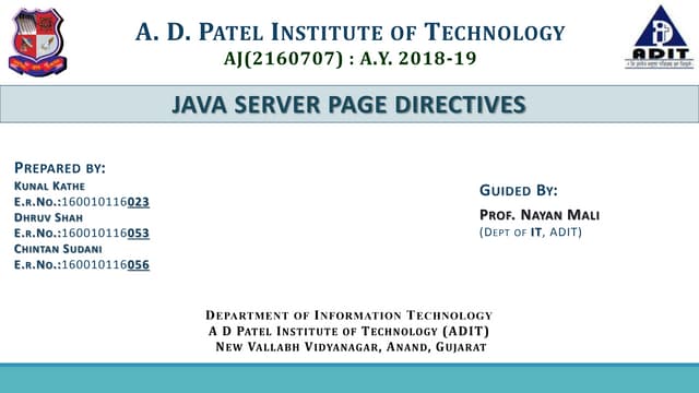 JSP Directives