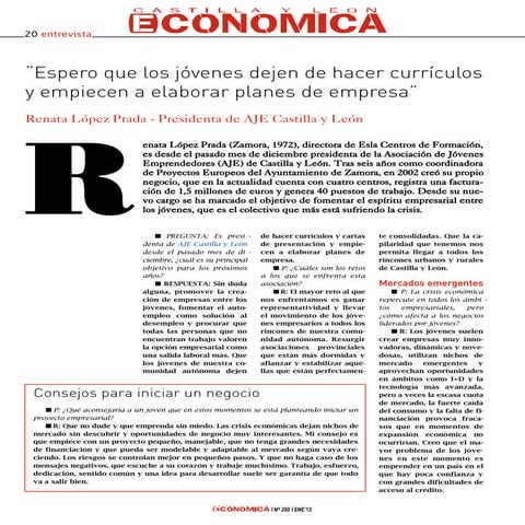 Aje Castilla y León en Castilla y León Económica