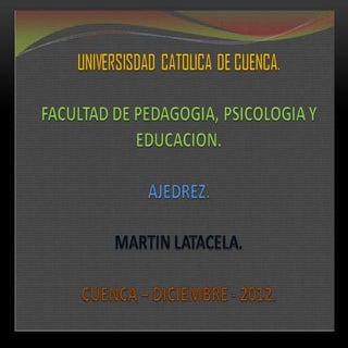 Ajedrez diapositivas