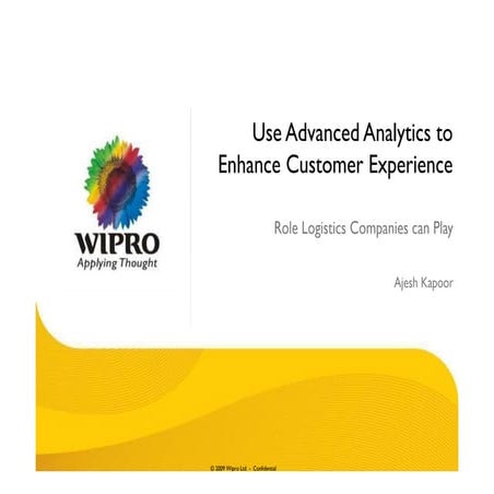 Ajesh Kapoor from Wipro; ‘Build on Your Company's Strengths: Find renewed foc...