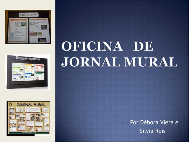 Oficina   de Jornal mural
