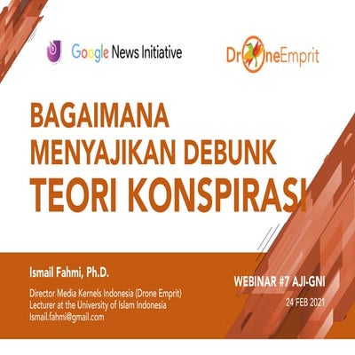 Bagaimana Menyajikan Debunk Teori Konspirasi | PDF
