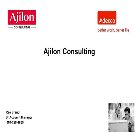 Ajilon Consulting Capabilities Overview