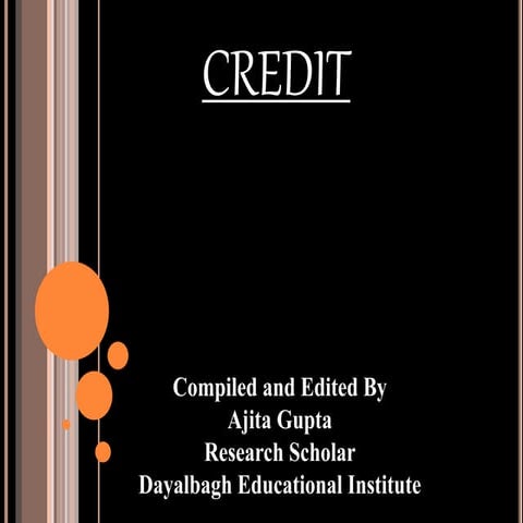 Credit