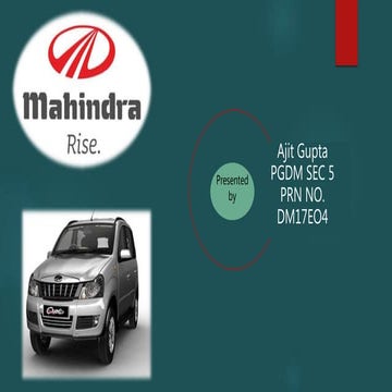 Mahindra & Mahindra presentation 