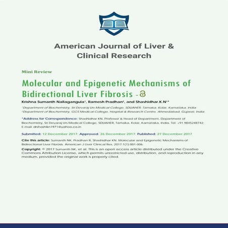[2016] pathogenesis of liver fibrosis | PDF
