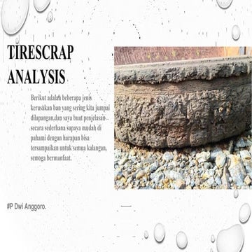 Penanganan ban dan limbah ban, perawatan dan pemanfaatan