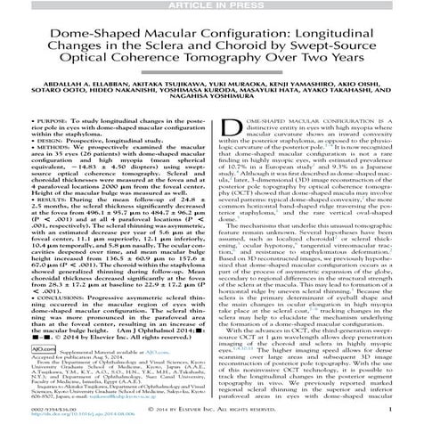 Dome shaped macular configuration - 2 years