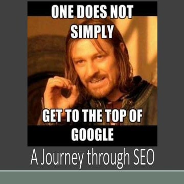 A journey through SEO