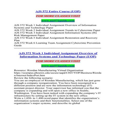 AJS 572 GUIDE Possible Is Everything / ajs572guide.com