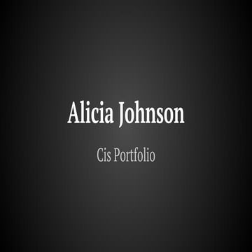 Aj slideshow for CS 443