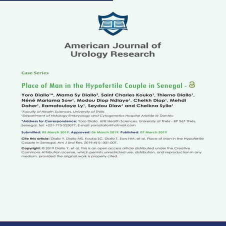 American Journal of Urology Research