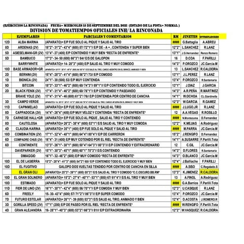 Ajustes miercoles 150921